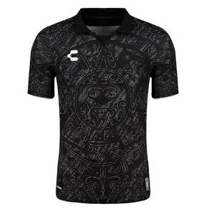 CHARLY Men Mexico 24 Aztec Heritage Jersey Black XL